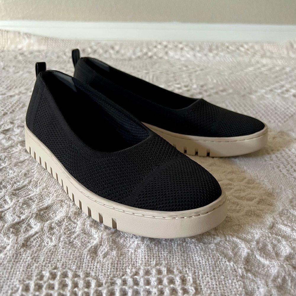 Vionic Uptown Skimmer Knit Slip-On Black Women’s Size 7.5 Comfort Shoe Support